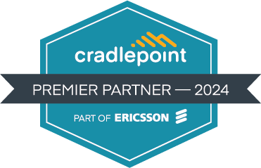 Cradlepoint premier partner badge